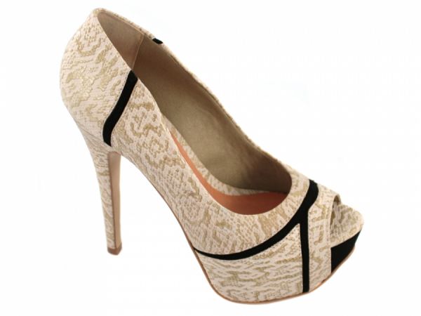 Sapato Peep Toe (Ref: 35505B)