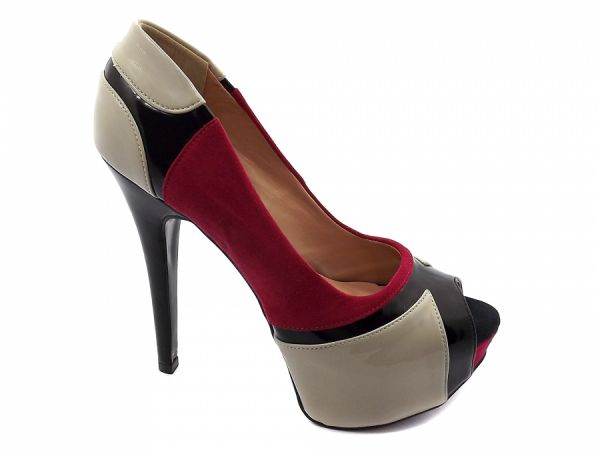 Sapato Peep Toe (Ref: 83-326A)